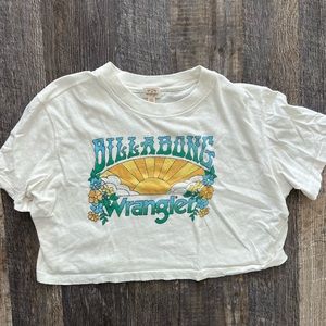 Billabong Wrangler Crop Top Tee Shirt